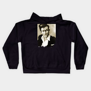 Man in Black Kids Hoodie